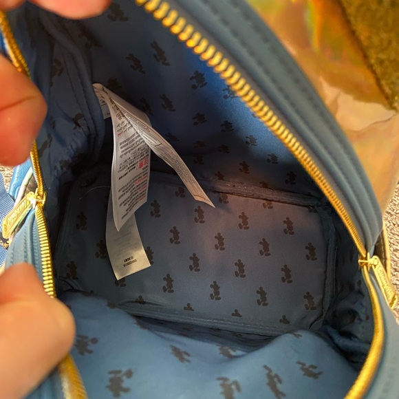 50th Anniversary EARidescent Shimmer Loungefly Mini Backpack Excellent Condition - Picture 7 of 7
